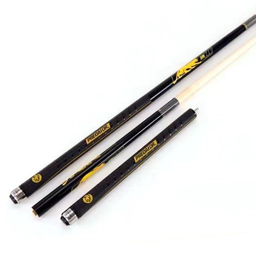 TQG-134 All-In-One Carbon Fiber Snooker Cue Ash Pole Maple Front Branch Leather Handle Steel 12mm Pool Jumping Club Flushing Rod