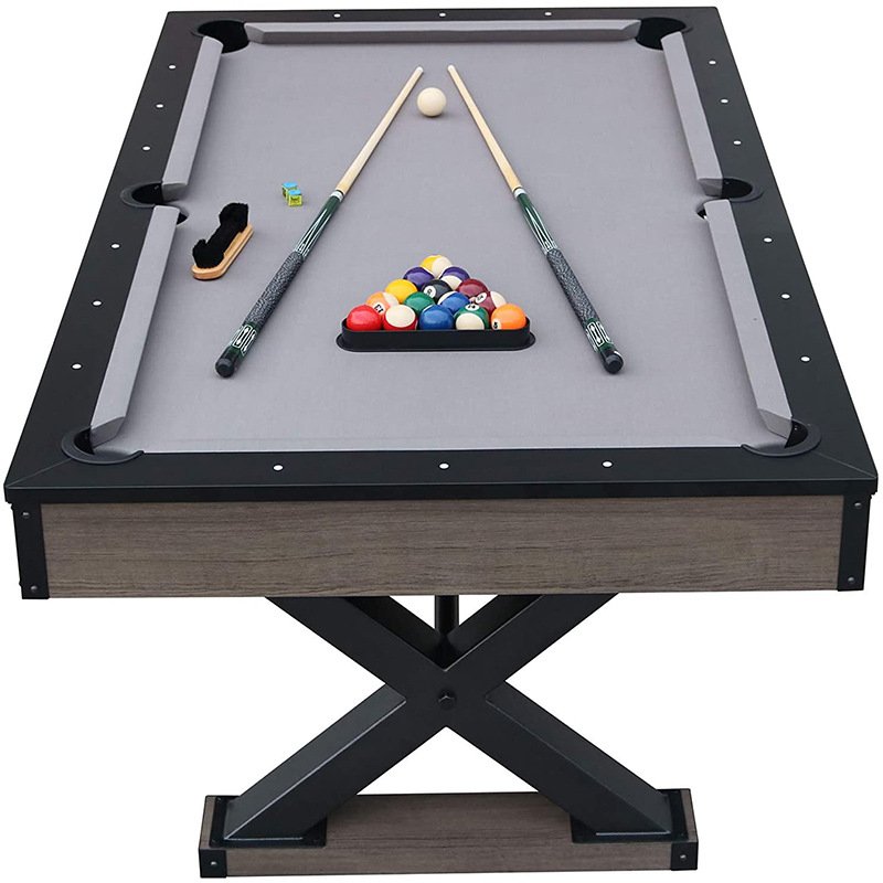 Cross-legged 7ft/8ft/9ft billiard Pool table for multi-functional American Standard Black Eight Snooker Pool Table Indoor