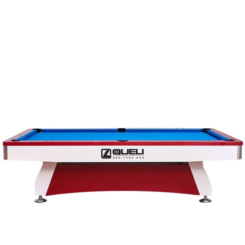 Professional 9ft Slate Pool Table for Snooker and Billiards for Competitive Play with Ball Return Feature