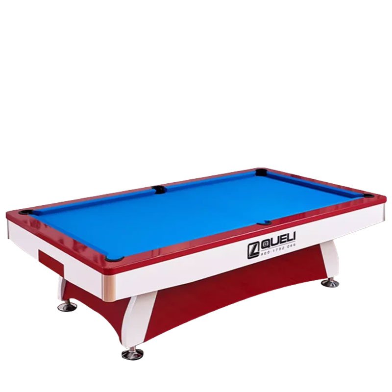 Professional 9ft Slate Pool Table for Snooker and Billiards for Competitive Play with Ball Return Feature