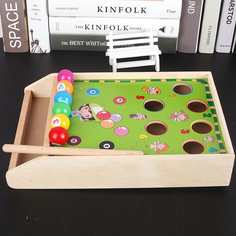 Baby Wooden Mini Table Snooker Billiards Game Educational juguetes para ninos 3 a 6 Play House Activity Learning Toys For Kids
