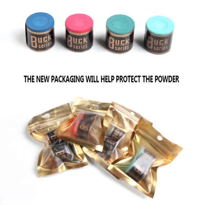 Wholesale High Quality Snooker Cue Round Chalk Colorful Pool Accessories Vegan Billiard Cues Tips Chalk