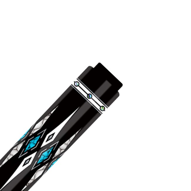 NO.80-Wu Ming Stellar Brilliance Series Carbon Fiber Cue 1/2 Split 12.4mm & 12.9mm Factory Customization OEM C Snooker Billiard