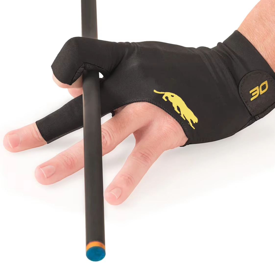 Brand OEM LOGO Factory High Quality Low Prices Billiard Gloves Three Fingers Cue Gloves Breathable Non-slip Snooker Gloves