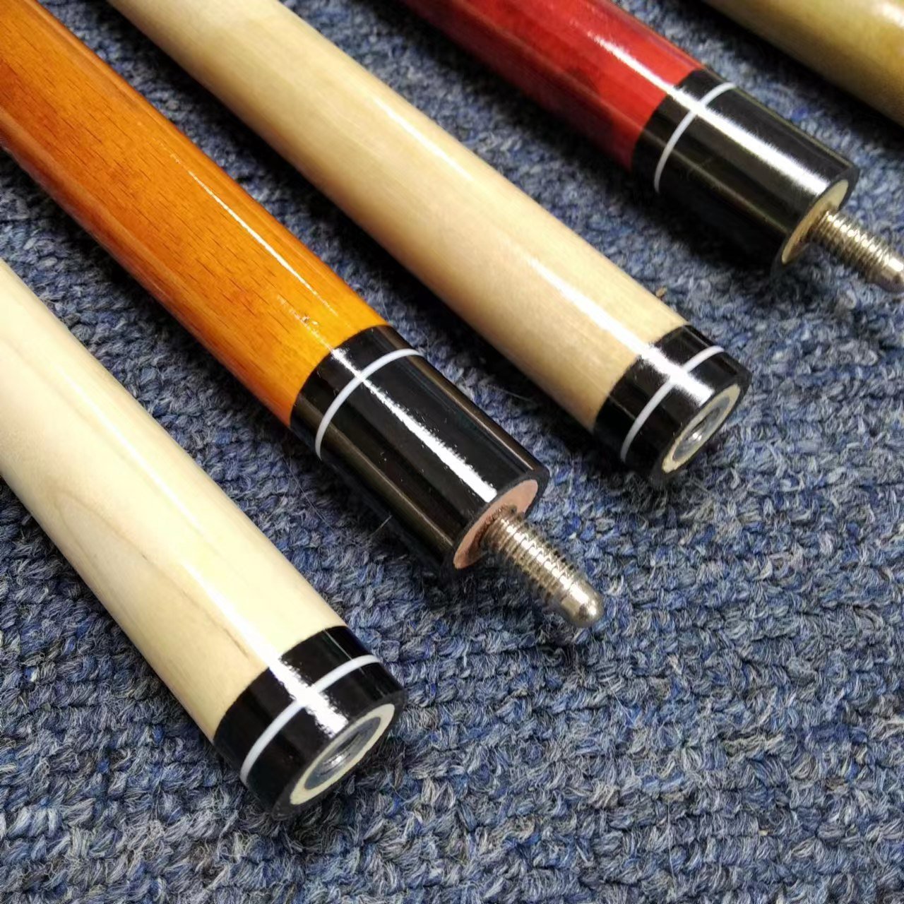 Wholesale 1/2-pc Chinese maple wood billiard pool cue stick