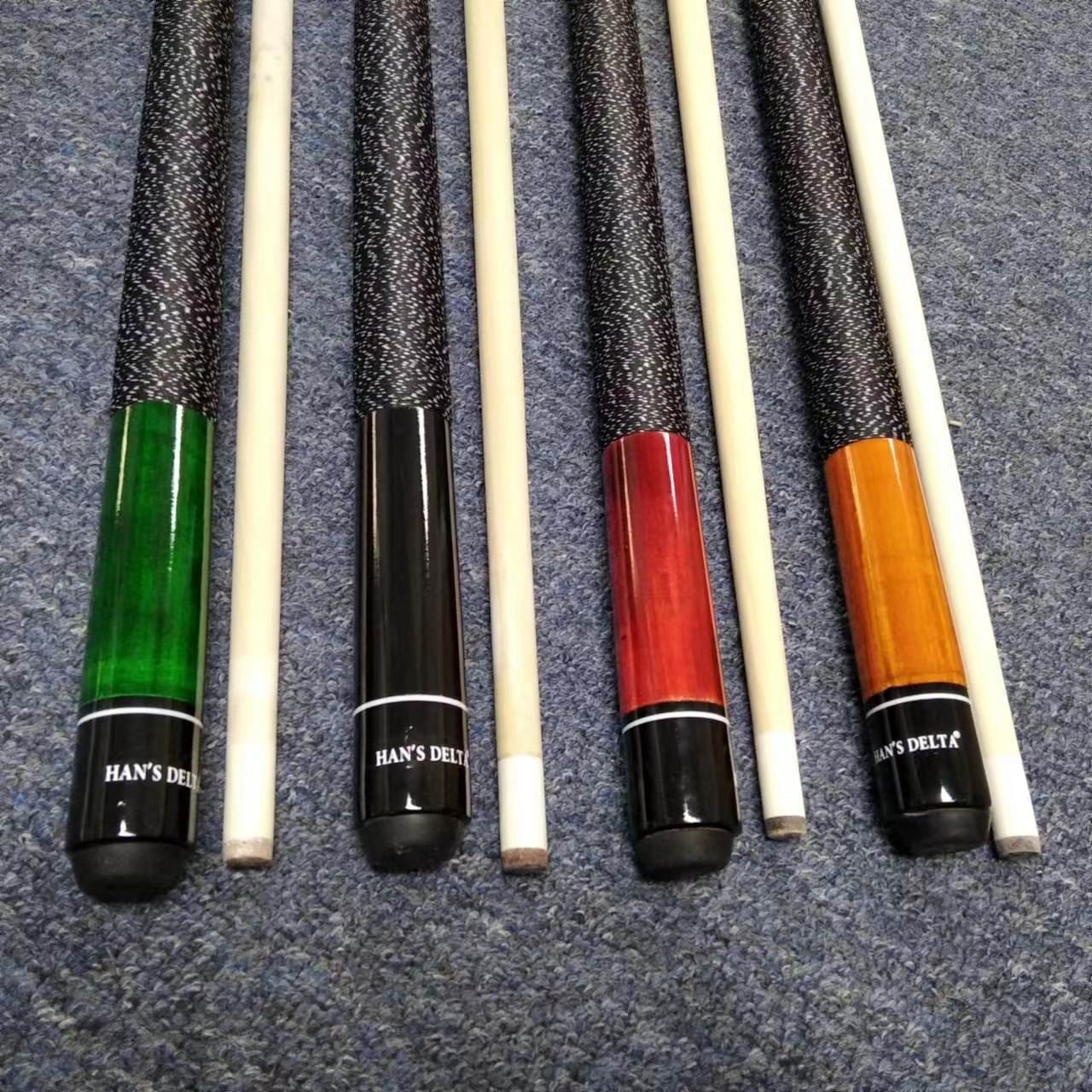 Wholesale 1/2-pc Chinese maple wood billiard pool cue stick