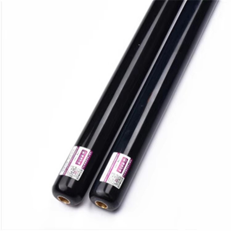 TQG-39 Handmade 11mm Snooker Cue Stick Maple and Rosewood 3/4 Jointed Ash Wood Butt Sleeve with 10mm Tip for Pool Omin