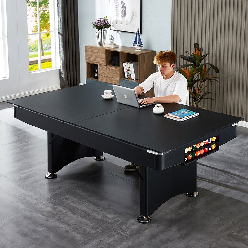 7FT 84" folding pool table indoor billiard table for snooker game no need assembly in Green color TP-8410