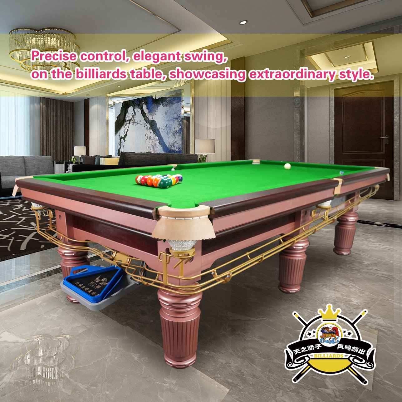 Professional Manufacturer Standard Size Pool Tables Snooker Snooker Table For Adults