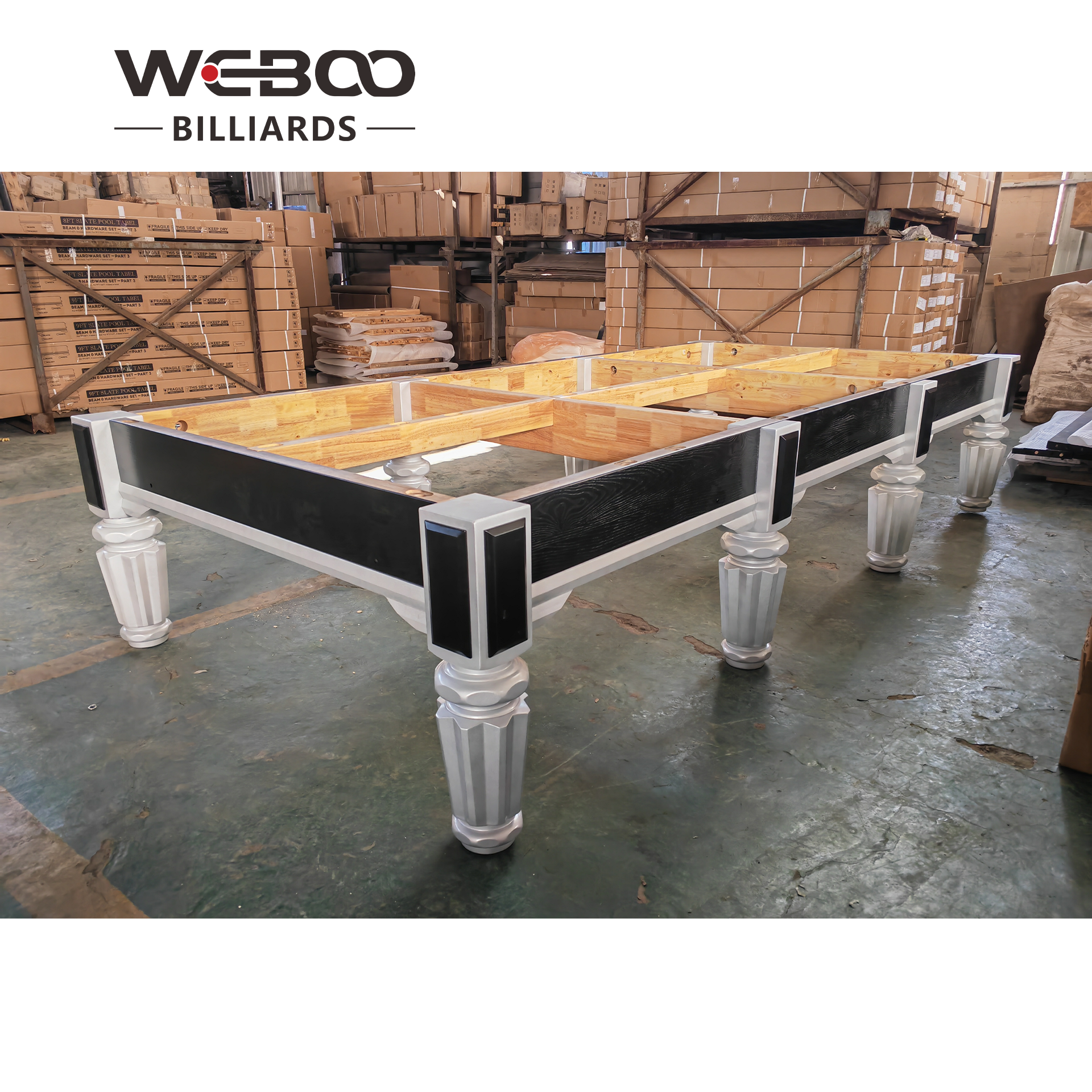 Weboo Factory Price 12ft Biliard Snoker Table Snooker Pool Billiard Table 12ft International Standard Snooker Tables