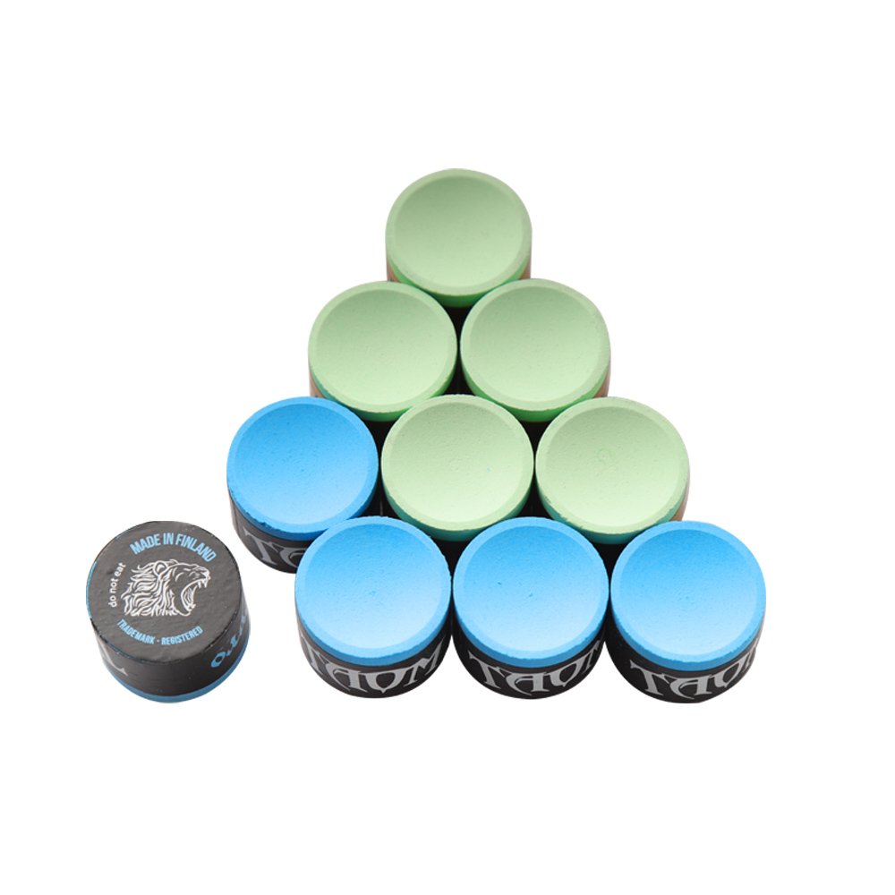 Professional competition level taom round chalk blue green pink billiard powder billiard accessories