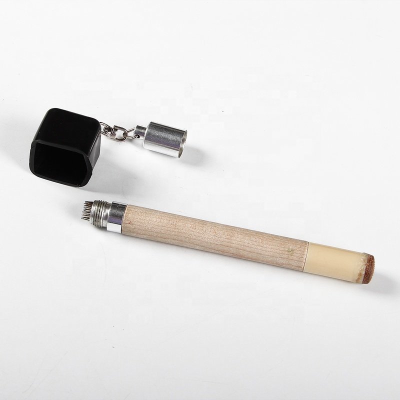 2 in 1 Functions Billiard Snooker Pool Cue Tip Needle Repair Tool With Chalk Holder