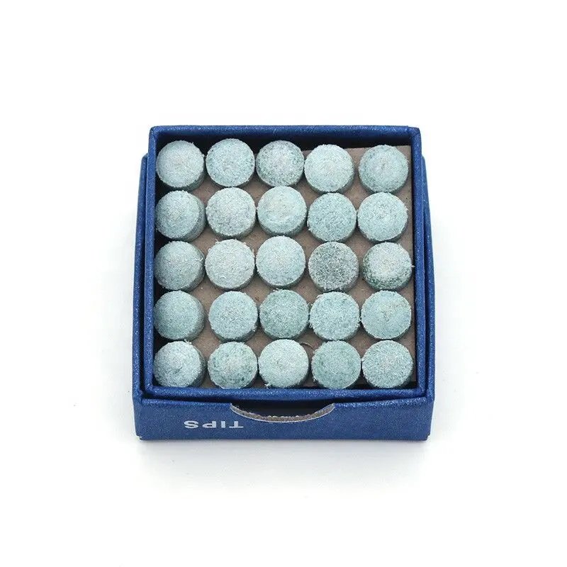 Popular Snooker Pool Cues Stick Tips 9mm 50piece/Box Profession Accessory