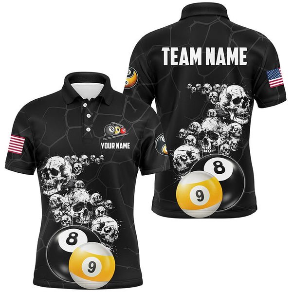 Custom Snooker Cue Shirt Polo Billiard Jersey High Quality Cue Club Shirt Custom Mens Shirts Sublimation
