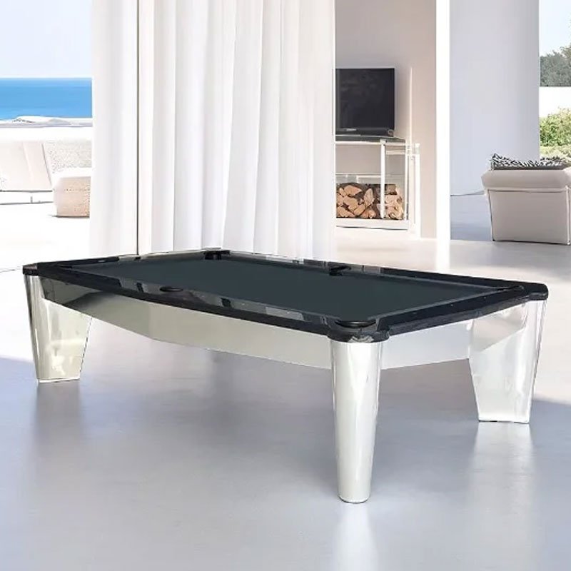 Professional 9ft Slate Billiard Table with Classic Cushioned Bumpers for Snooker & Billiard Games Wholesale Supply