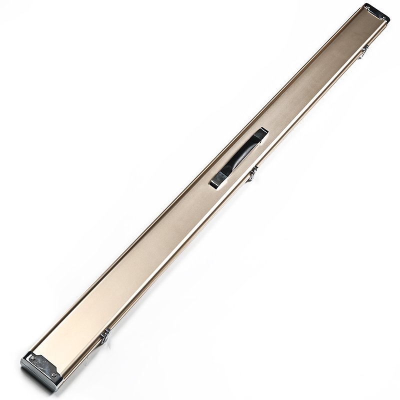 Billiards cue aluminum alloy double two slot through bar snooker cue box, cue box package, corner integrated through bar box