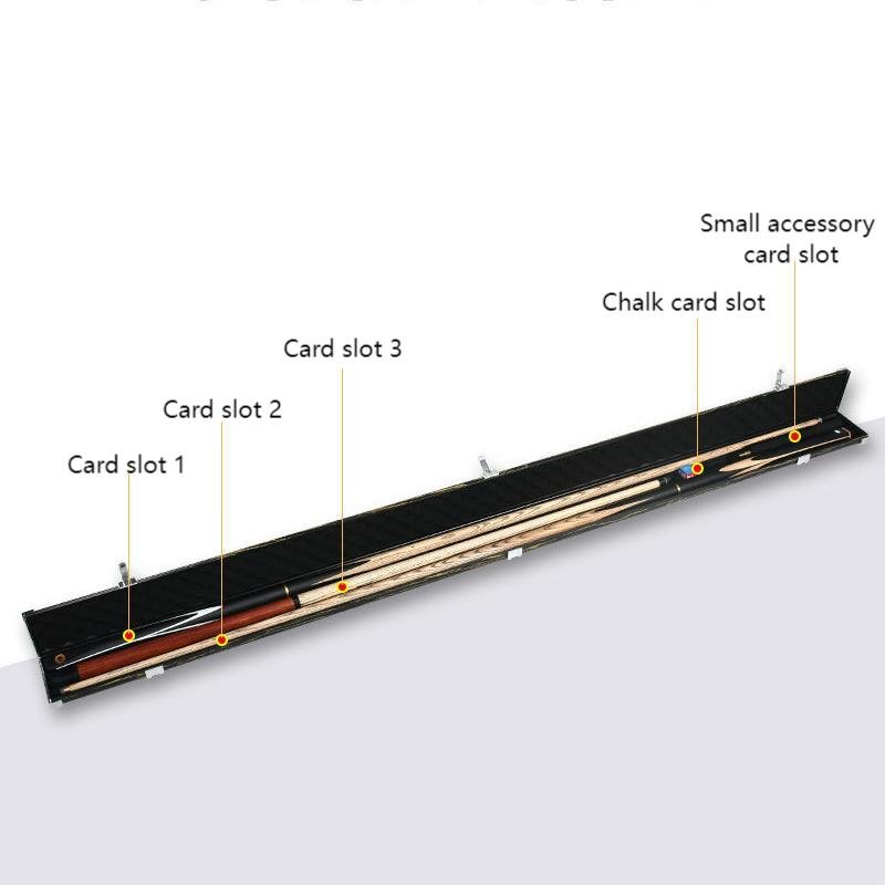 Hot sale High-end aluminum alloy pool cue box portable snooker cue box square cue box