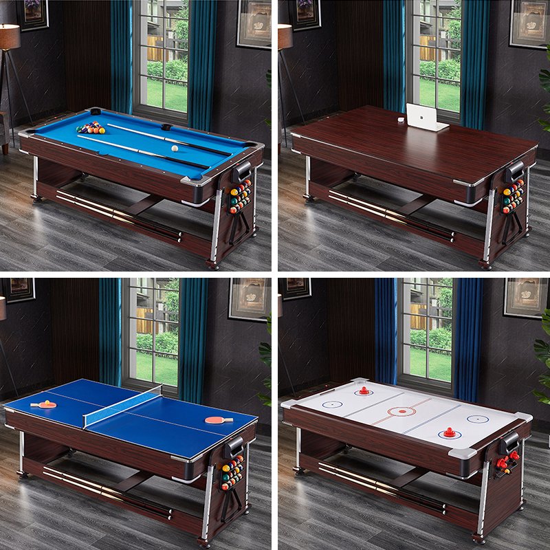 Factory wholesale American 4-in-1 multi functional pool table indoor professional snooker snooker high quality billiard table