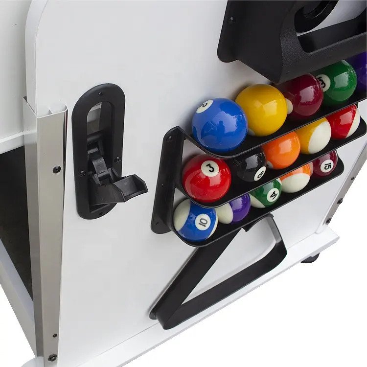 Luxury 4-in-1 Multi Functional Pool Table Snooker Billiard Wood/Metal Legs Rubber Cushion MDF PVC Sports