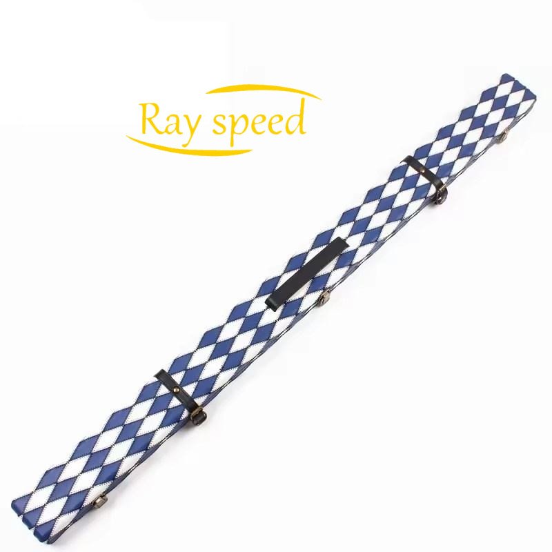 Rayspeed 3/4 Snooker Pool Cue Box Leather Pool Cue Case Suitable For Snooker Billiard Eight or Nine Ball Cue Case
