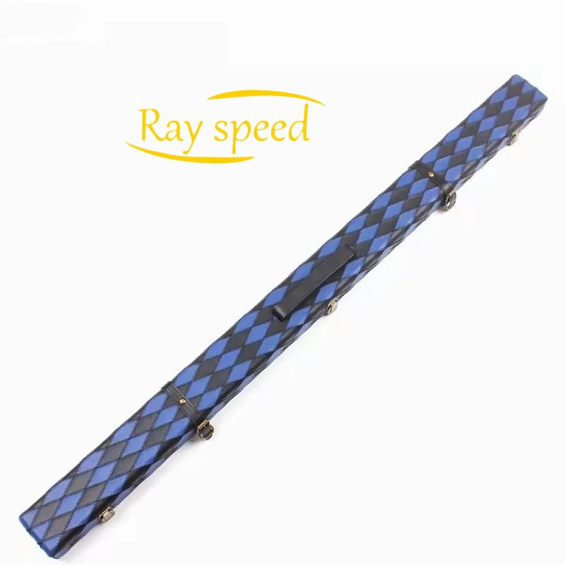 Rayspeed 3/4 Snooker Pool Cue Box Leather Pool Cue Case Suitable For Snooker Billiard Eight or Nine Ball Cue Case