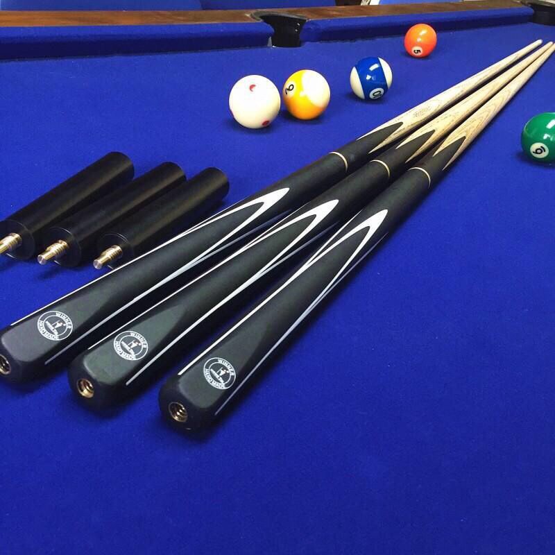 Factory Custom Logo Carbon Billiard Snooker Cue 3/4 Jointed Woods Snooker Cue Stick