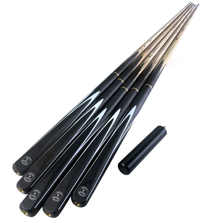 Factory Custom Logo Carbon Billiard Snooker Cue 3/4 Jointed Woods Snooker Cue Stick
