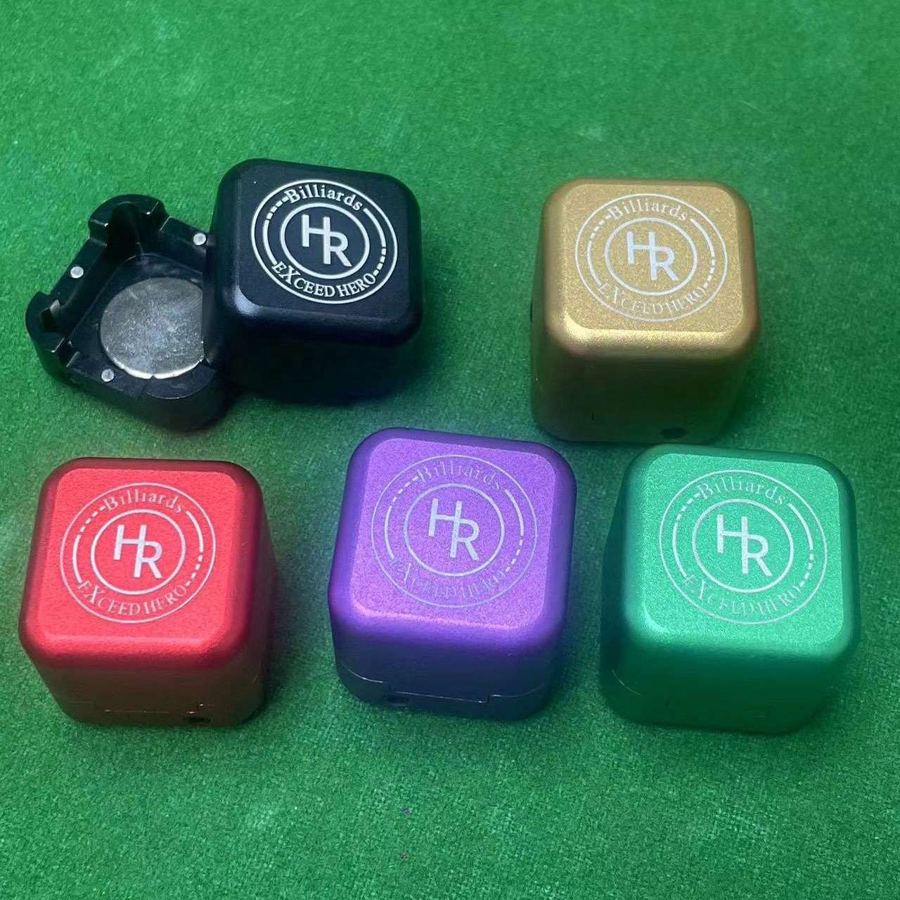 Other Snooker & Billiard Accessories Magnetic Aluminum Square Pool Chalk Holder With magnet