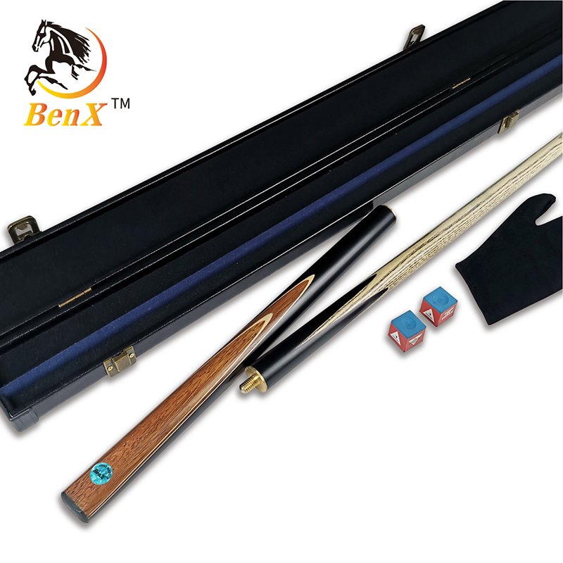Y-3 BENXIAO snooker cue set with cue box 3/4 style solid wood pool cue
