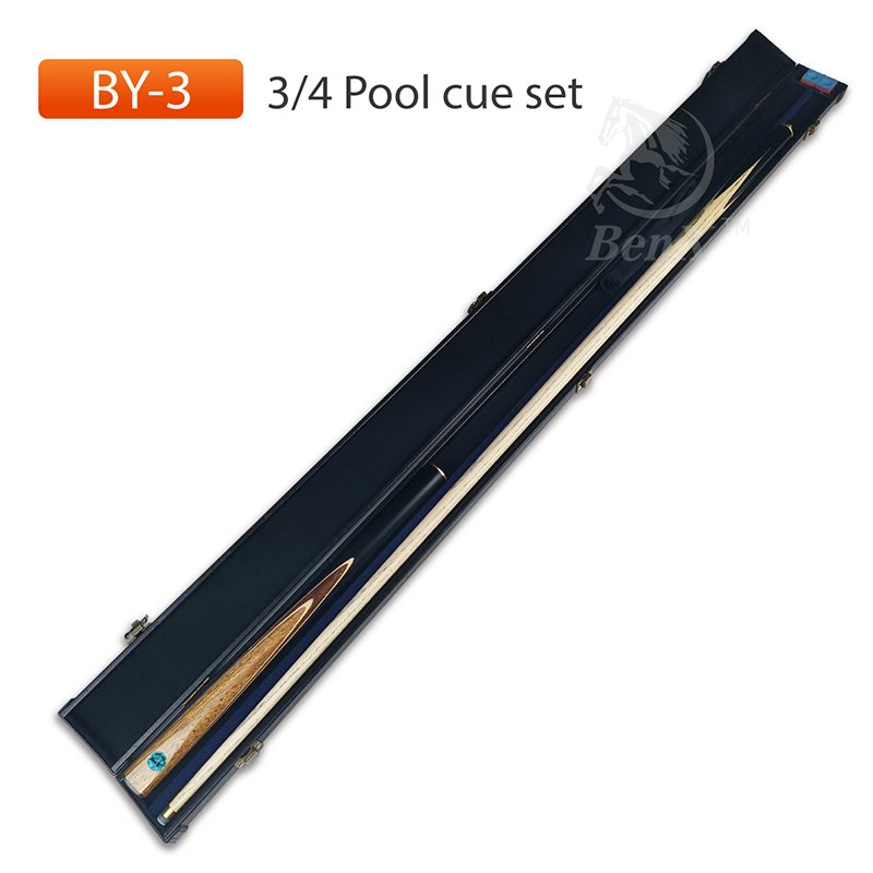 Y-3 BENXIAO snooker cue set with cue box 3/4 style solid wood pool cue
