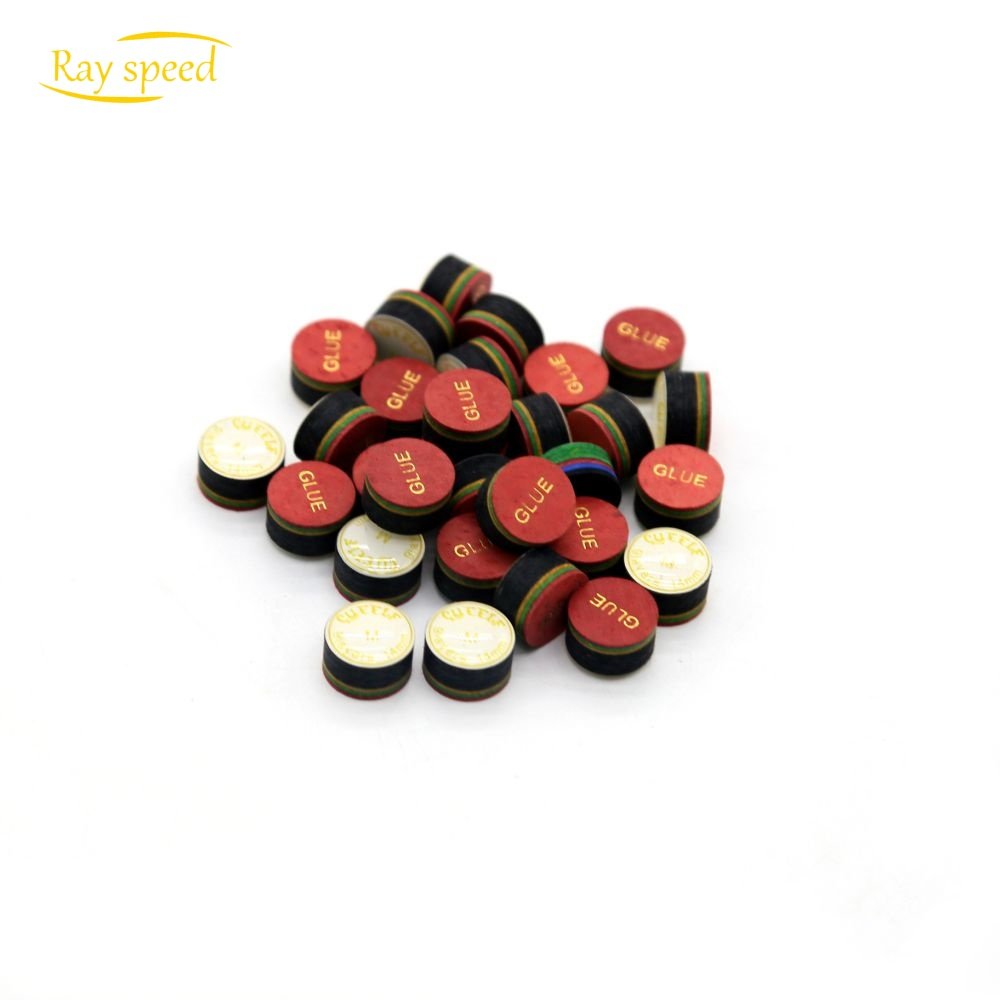 Rayspeed 14mm 9 Layers High Quality Hot Sale Colorful Leather Pool Billiard Snooker Cue Accessories Tips