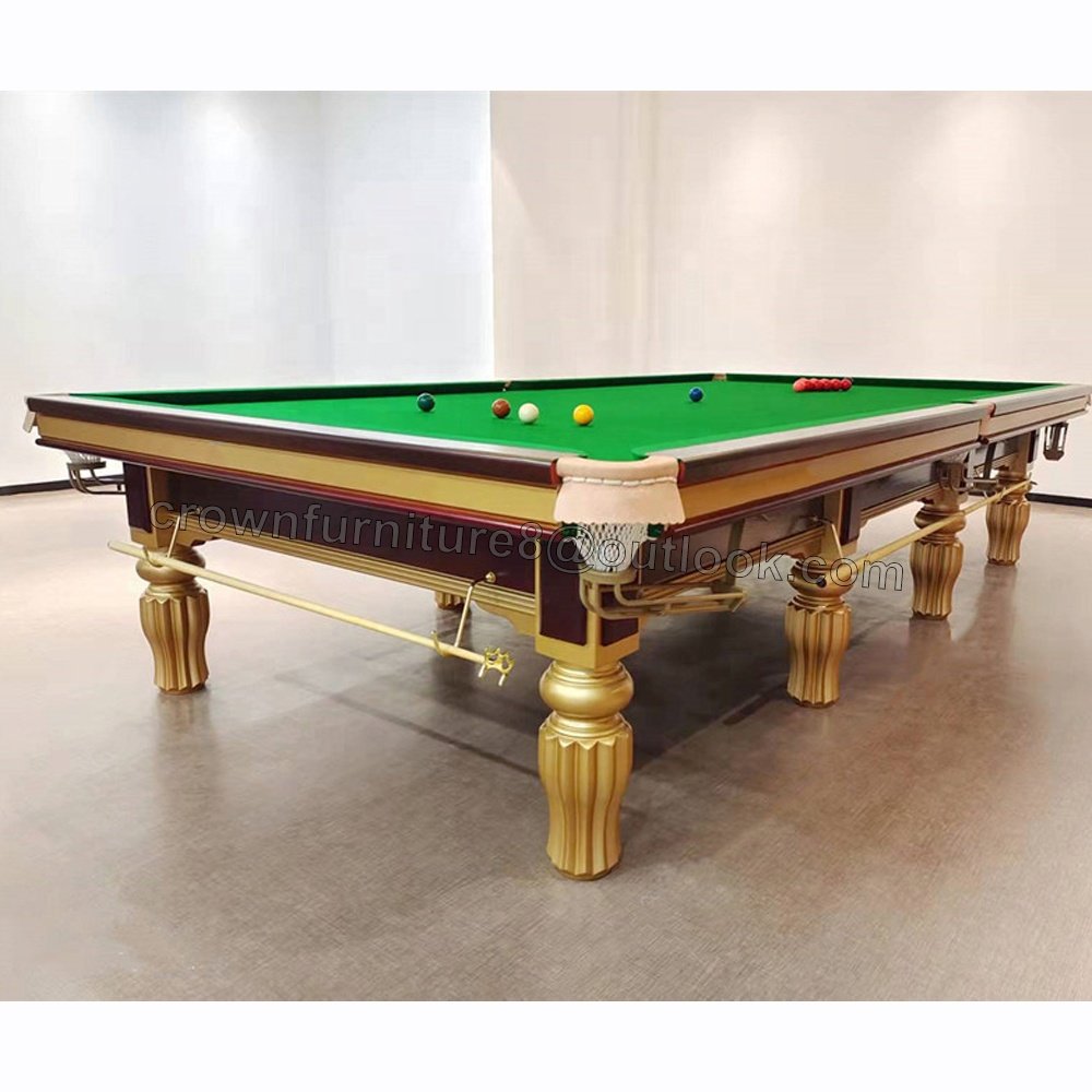 Factory direct selling Professional hot sales customized standard solid wood full size star snooker table 12ft in china