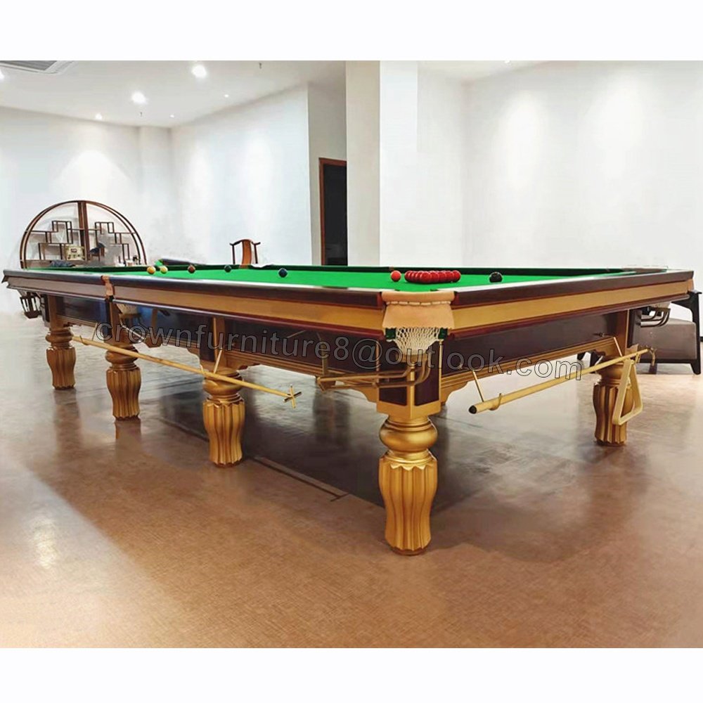 Factory direct selling Professional hot sales customized standard solid wood full size star snooker table 12ft in china