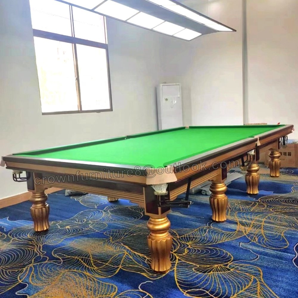 Factory direct selling Professional hot sales customized standard solid wood full size star snooker table 12ft in china