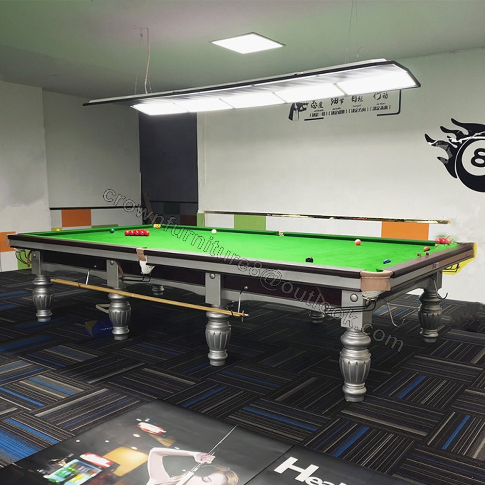 Factory direct selling Professional hot sales customized standard solid wood full size star snooker table 12ft in china