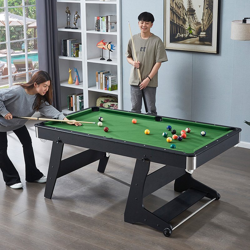 3 in 1 snooker billiard table, 6ft pool game table, with table tennis and dinning board TP-1801