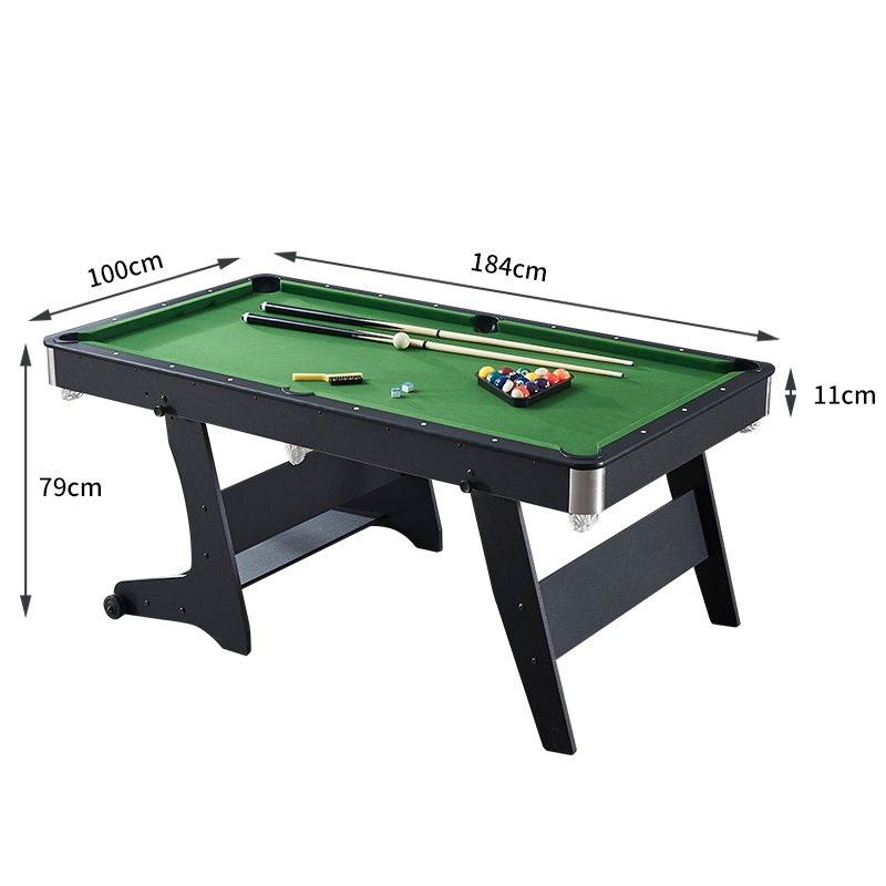3 in 1 snooker billiard table, 6ft pool game table, with table tennis and dinning board TP-1801