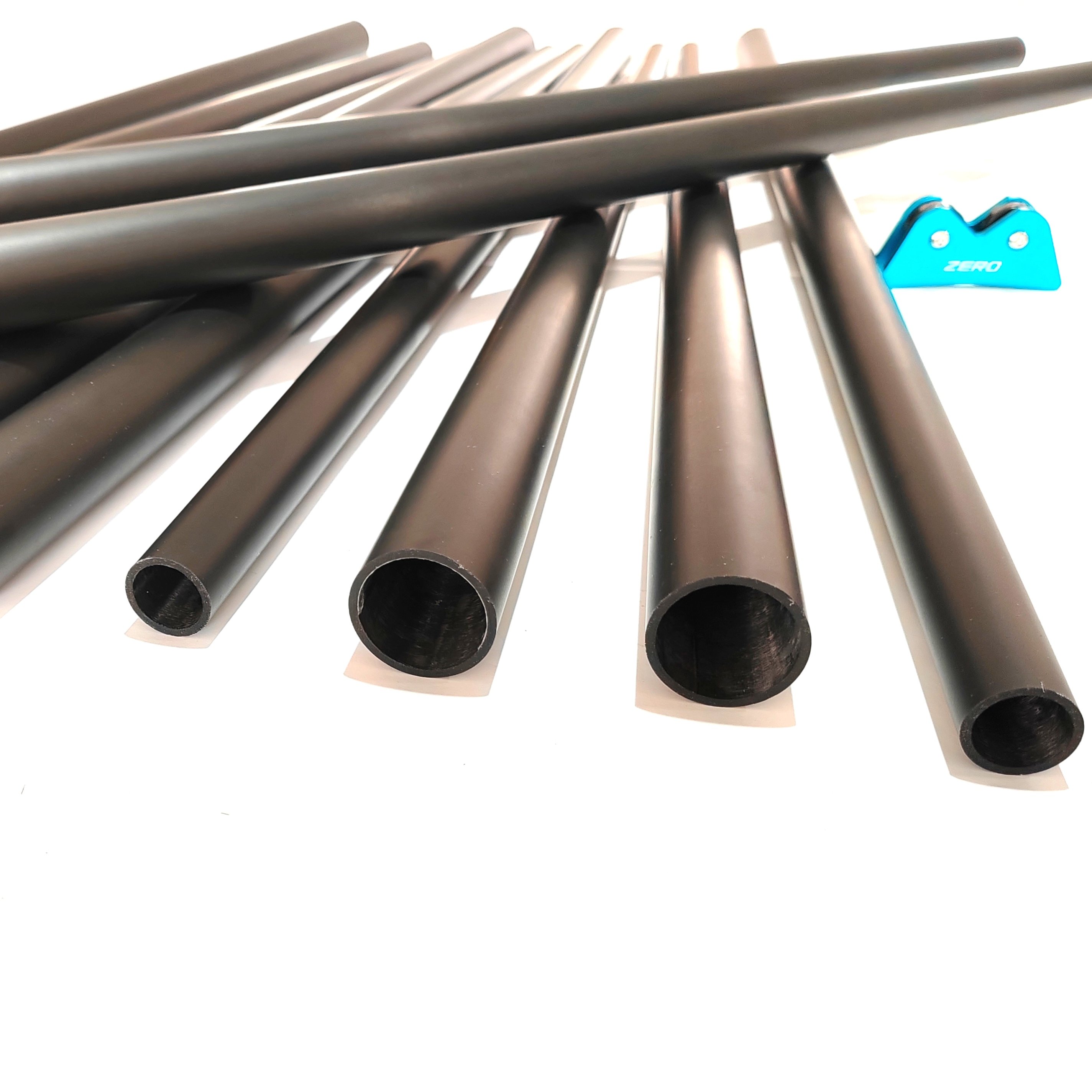 Low deflection Carbon Fiber Billiards pool cue shafts butt tube carbon snooker shaft butt tube