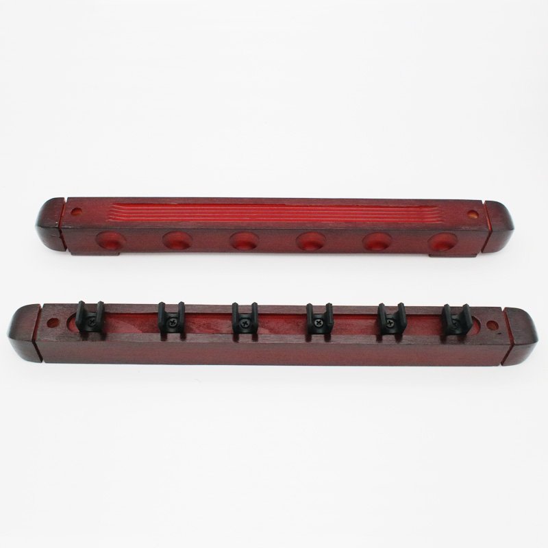 Hot Selling Hanging Wall Rome Rack 6 Holes Snooker & Billiard Cue Sticks Holder
