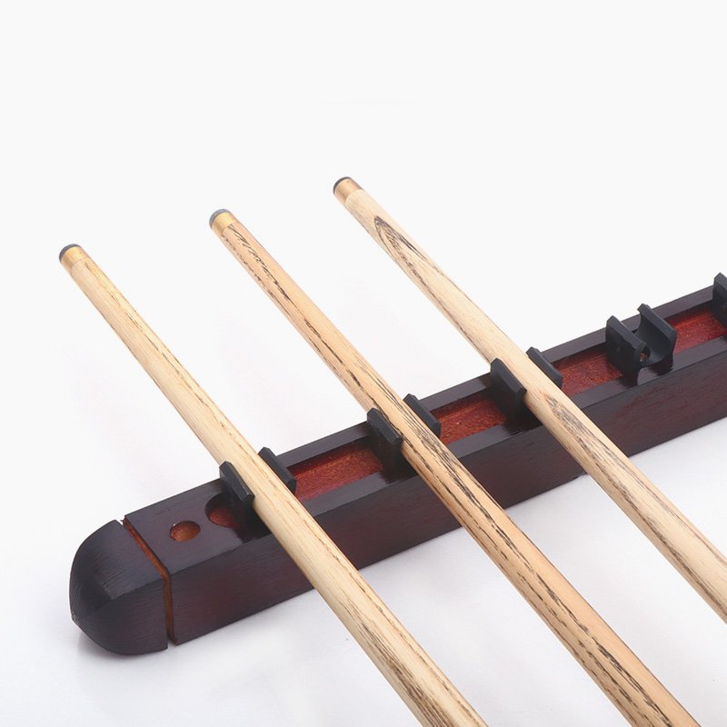 Hot Selling Hanging Wall Rome Rack 6 Holes Snooker & Billiard Cue Sticks Holder