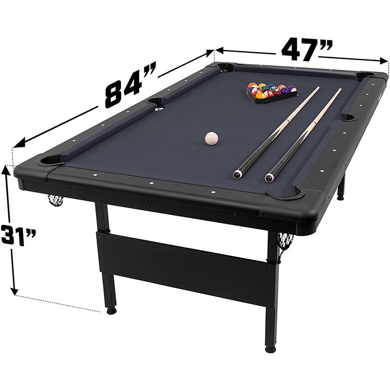 Wholesale High Quality 3 in 1 Multi Function Foldable 7ft Folding Pool Billiard Table