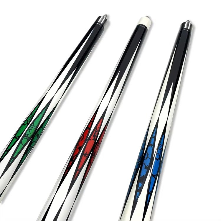 Handmade 1/2 Stainless Steel Joint Snooker Cue Stick 13mm Tip Size Maple Wood Butt Custom Pool Cue Manufacturer