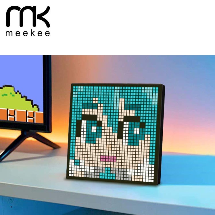 Phantom lighting effect lattice pixel screen desk
