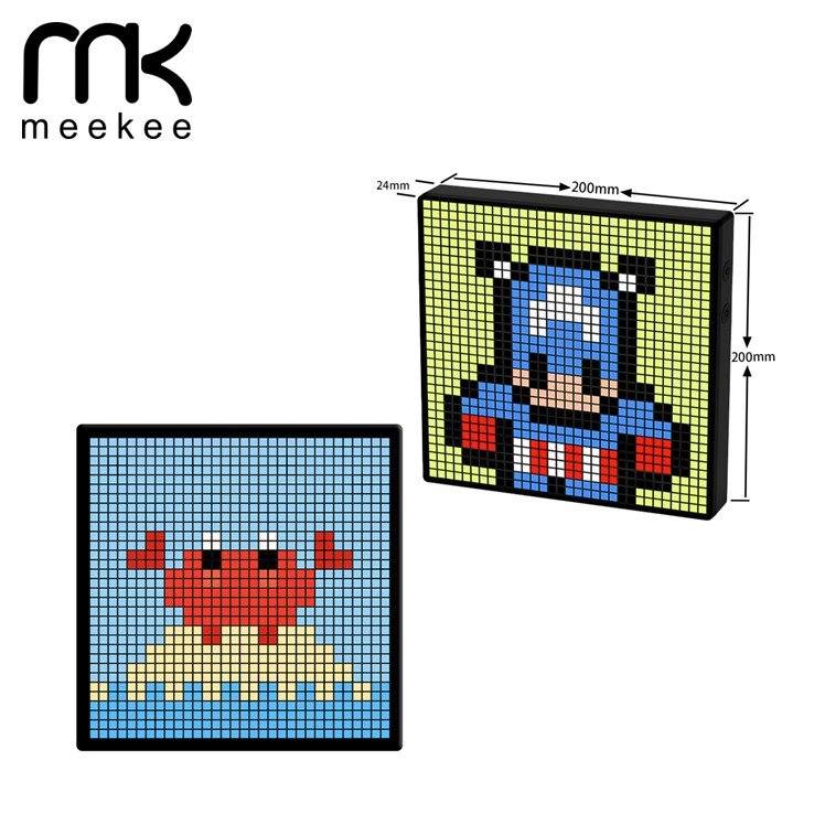 Phantom lighting effect lattice pixel screen desk