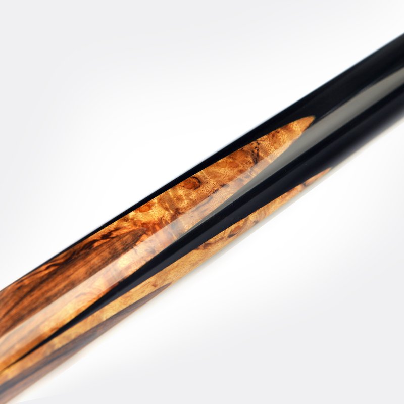 2019 O'MIN Cobra Cue One Piece Snooker Cue Kit with Telescopic Extension 3/4 Jointed Snooker Cue 9.8mm Tip Ash Shaft