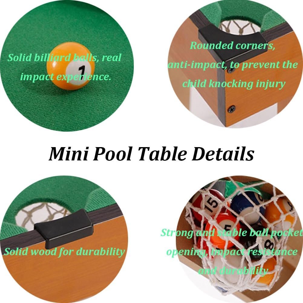 Mini Pool Table Snooker Table Board Games Pool Table Billiard