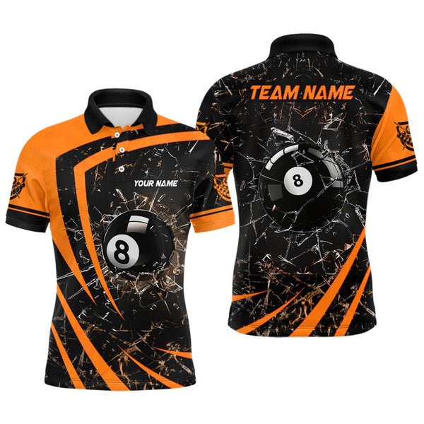 Sublimation Printing Custom Jersey Man Polo Tshirts Billiard Team Snooker Billiard Shirt