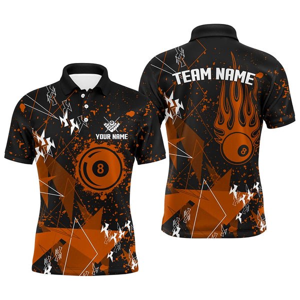 Sublimation Printing Custom Jersey Man Polo Tshirts Billiard Team Snooker Billiard Shirt