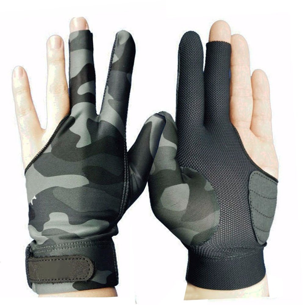 Pool Gloves Wholesale Good Quality Snooker Gloves for Billiard Shooters Pool Snooker Cue Sport Three Finger Gloves Custom Made