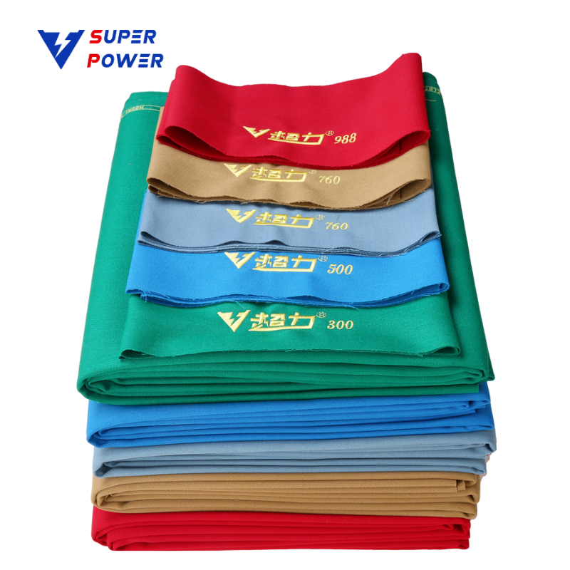 Custom 7ft 8ft 9ft billiard cloth factory cheap billiard accessories pool table cloth